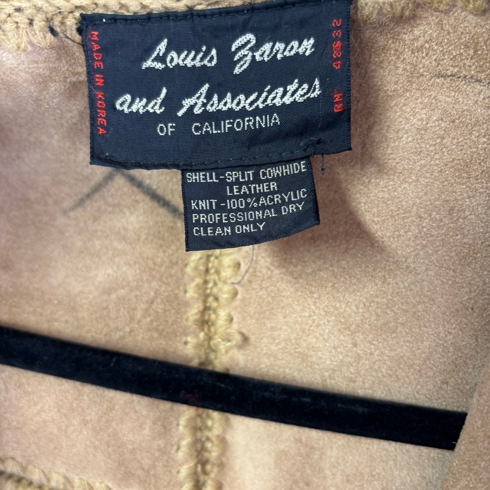 Vintage Hooded Patchwork Western 100% Shell Split… - image 2